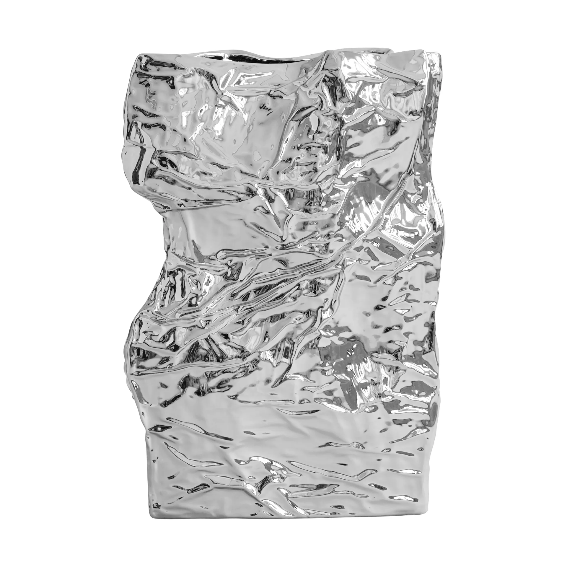 Kami vase big 49,5x35 cm, Chrome 101 Copenhagen
