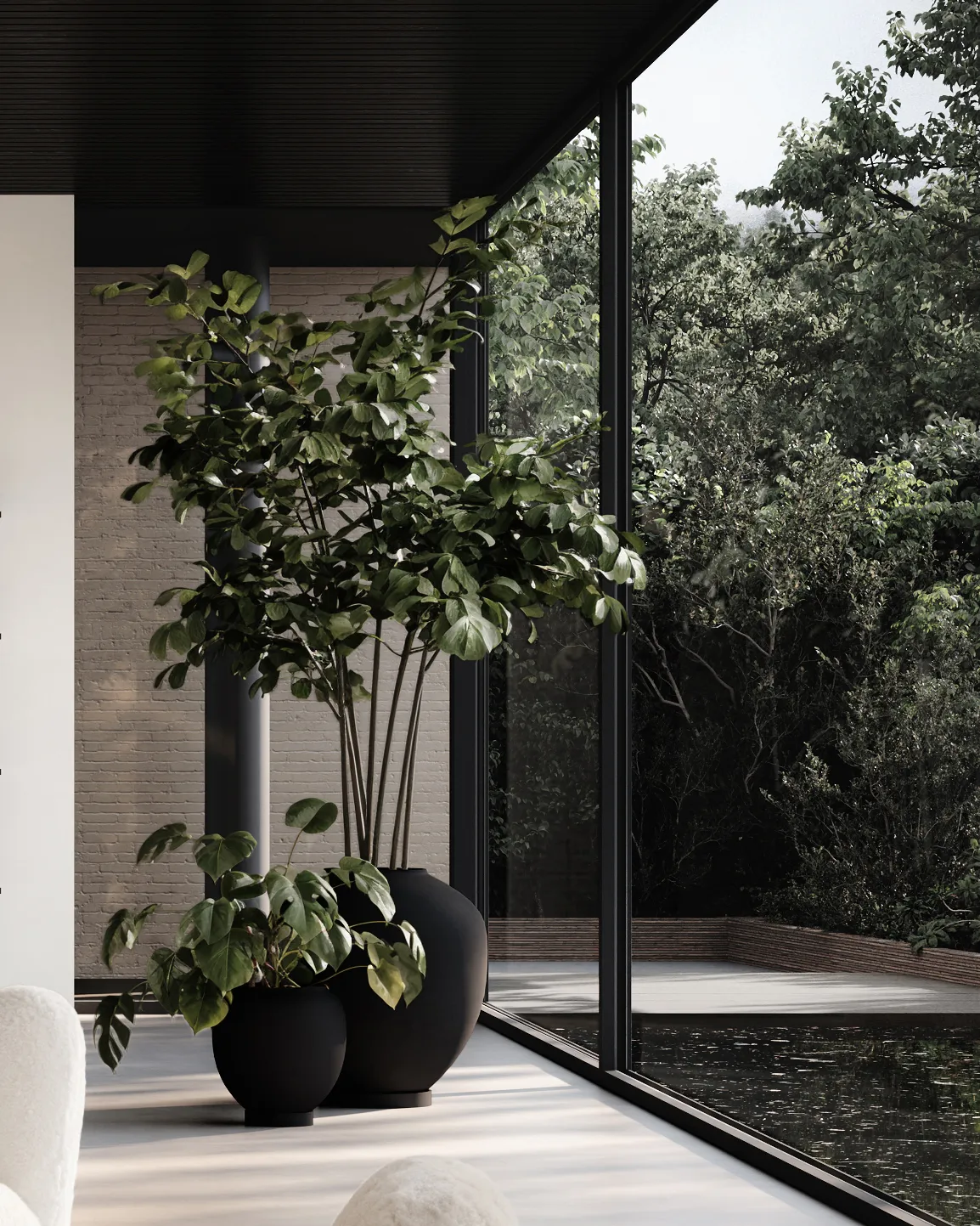 Sunao vase big 55 cm, Black 101 Copenhagen