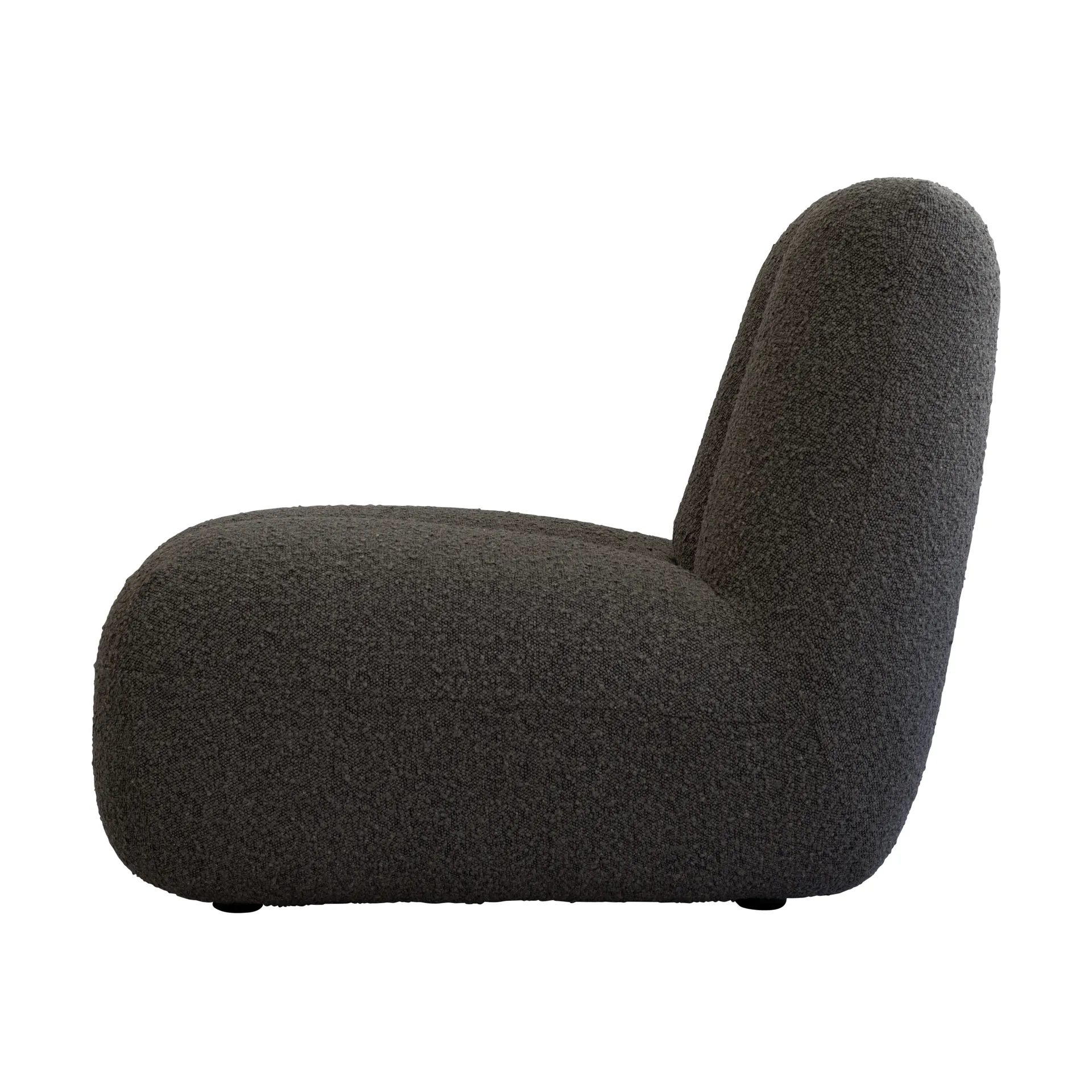 Toe lounge chair bouclé, Deep taupe 101 Copenhagen