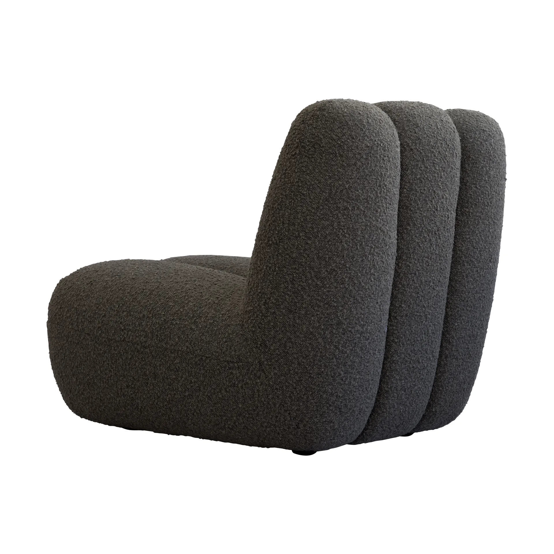 Toe lounge chair bouclé, Deep taupe 101 Copenhagen
