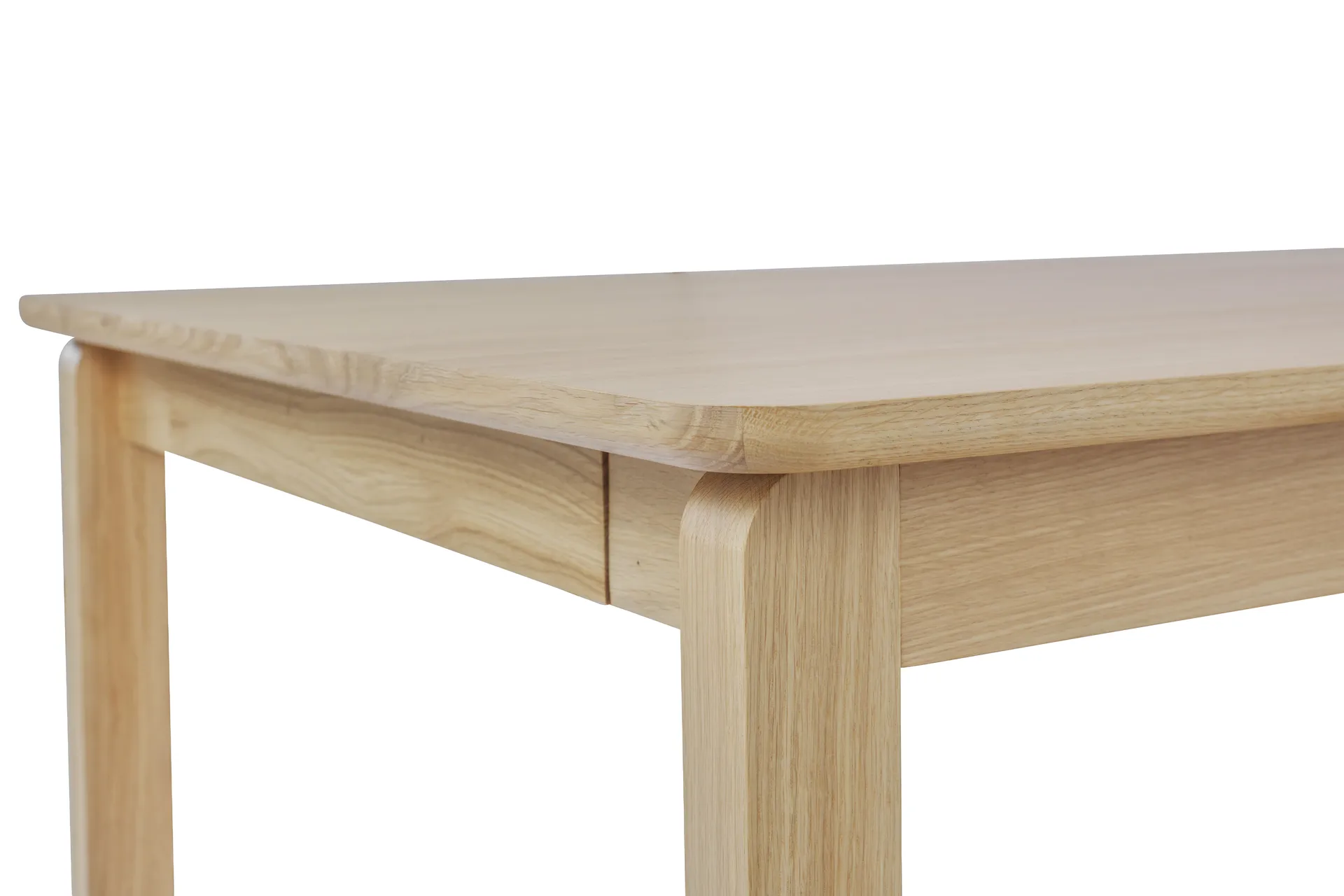 Alfred dining table, White pigmented oak, 90x220 cm 1898