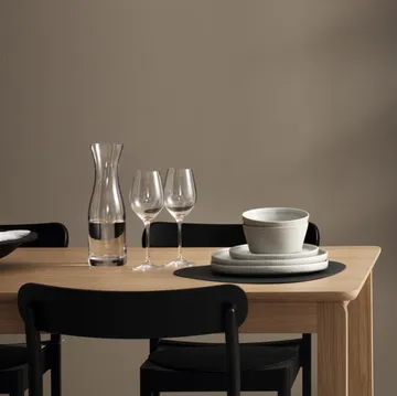 Alfred dining table - White pigmented oak, 90x220 cm - 1898