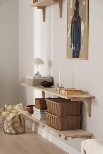 Bäckebo console shelf - Oak, 80x30x30 cm - 1898