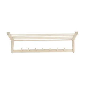 Bäckebo hat rack - Birch, 7 knobs - 1898
