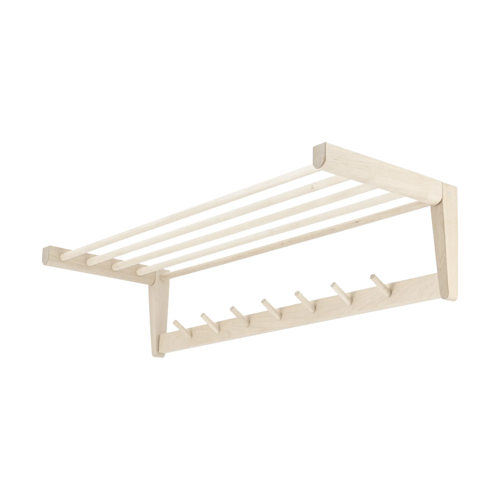 Bäckebo hat rack, Birch, 7 knobs 1898