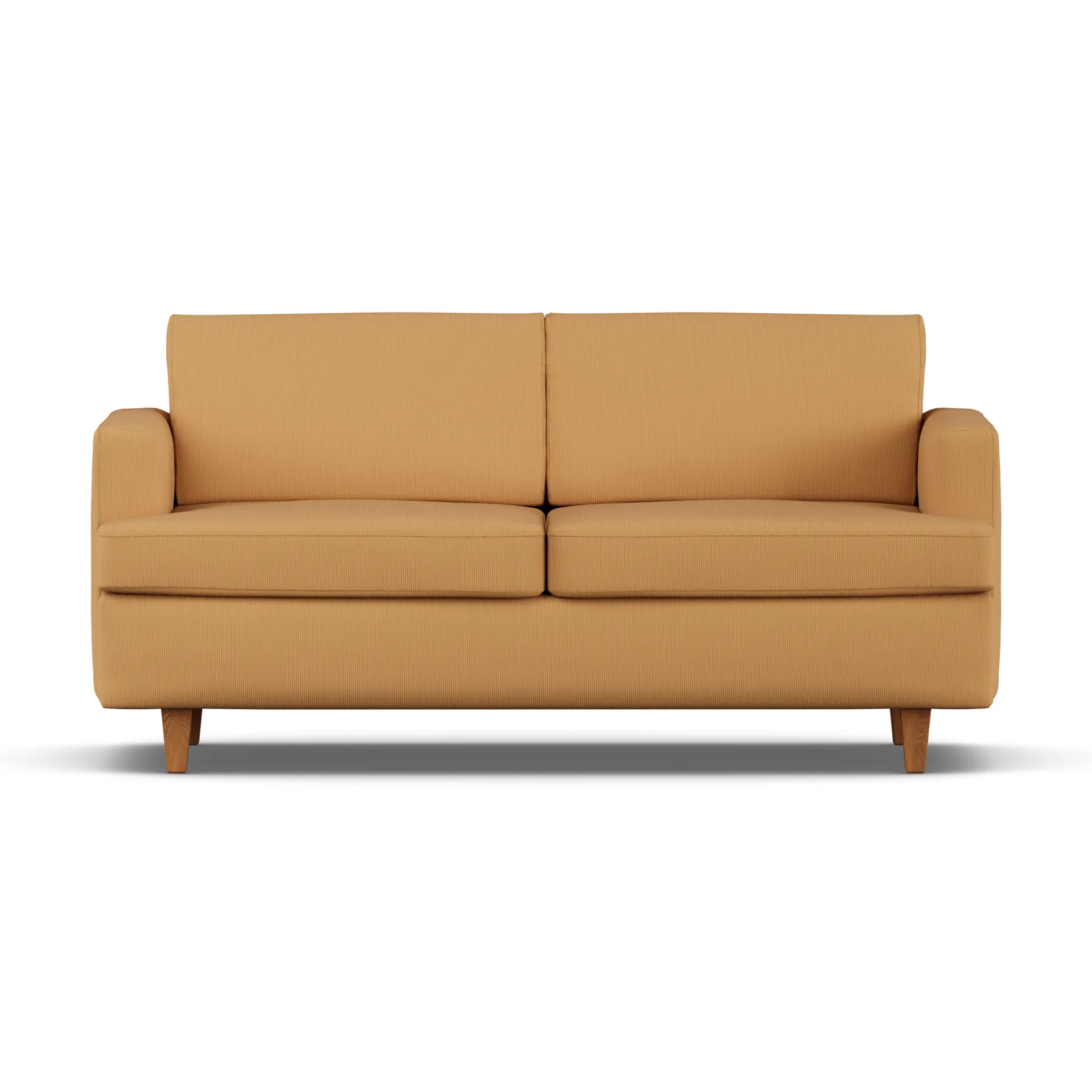Binga 2,5-seater sofa bed, Jump Honey 1959-oak-stained ash 1898