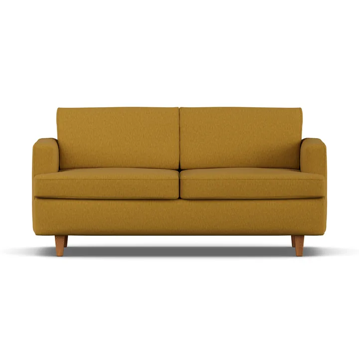 Binga 2,5-seater sofa bed - Luiza Mustard 3972-oak-stained ash - 1898