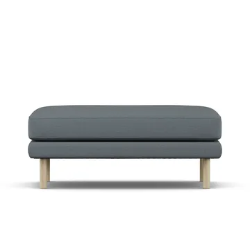 Bredhult footstool - Same Blue 6678-white-oiled oak - 1898