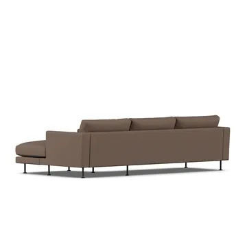 Bredhult sofa - Jump Brown 1955-black steel, 2,5-seater C1 - 1898