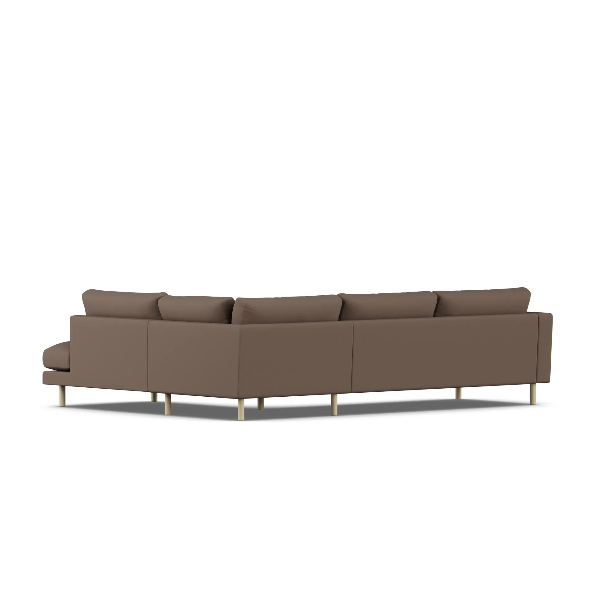 Bredhult sofa, Jump Brown 1955-white-oiled oak, 3-seater A1 1898
