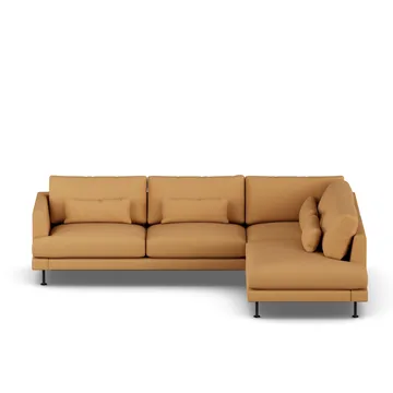 Bredhult sofa - Jump Honey 1959-black steel, 3-seater A1 - 1898