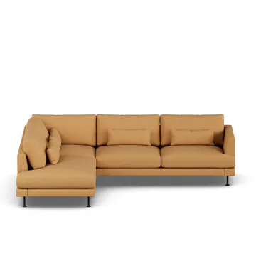 Bredhult sofa - Jump Honey 1959-black steel, 3-seater A2 - 1898