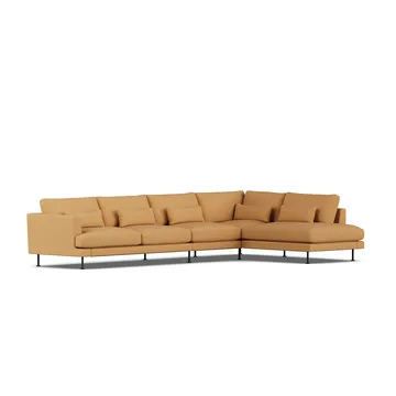 Bredhult sofa - Jump Honey 1959-black steel, 4-seater B1 - 1898