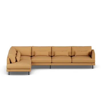 Bredhult sofa - Jump Honey 1959-black steel, 4-seater B2 - 1898