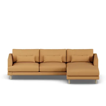 Bredhult sofa - Jump Honey 1959-white-oiled oak, 2,5-seater C1 - 1898