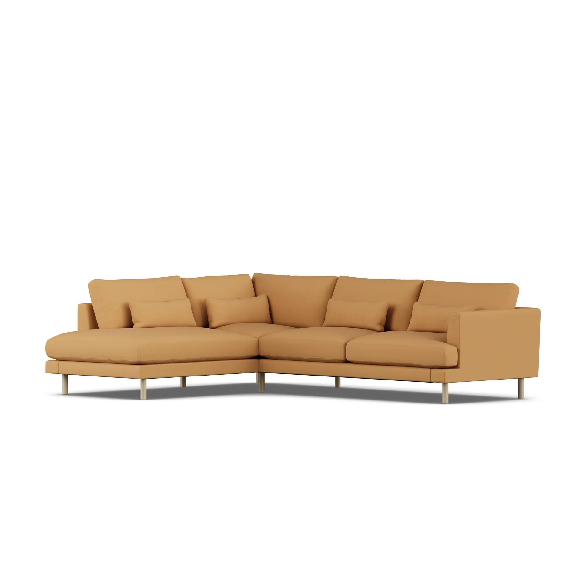 Bredhult sofa, Jump Honey 1959-white-oiled oak, 3-seater A2 1898