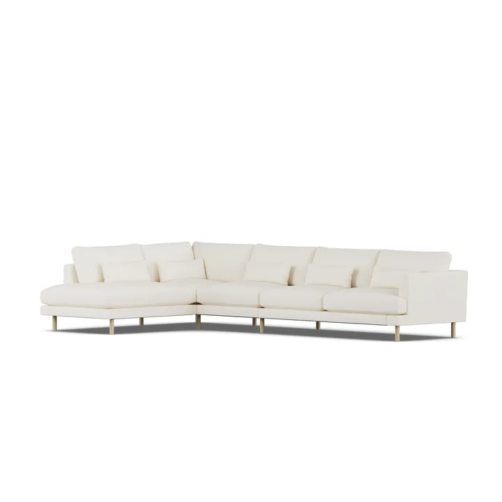 Bredhult sofa - Jump Off White 1954-white-oiled oak, 4-seater B2 - 1898