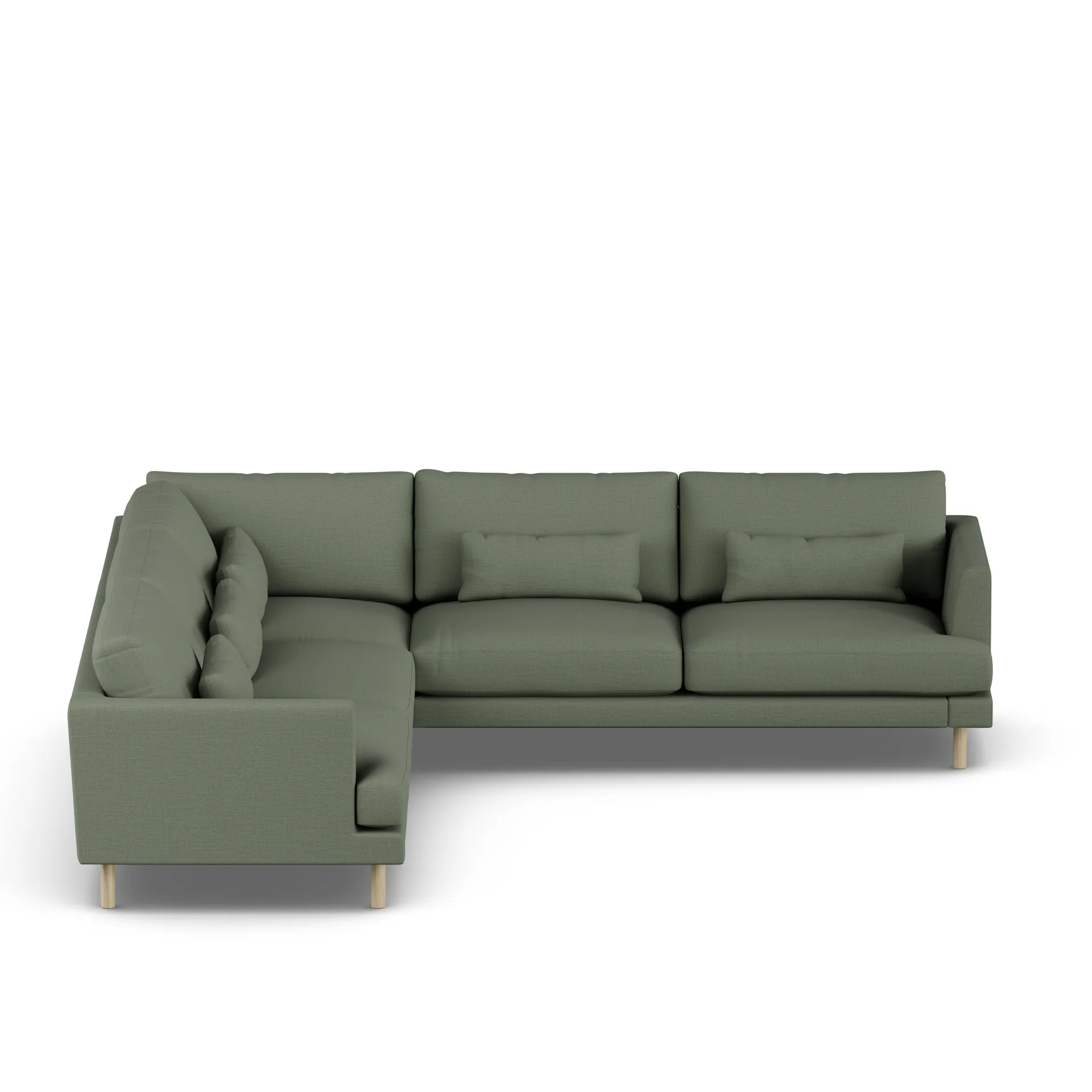 Bredhult sofa, Same Forest 6677-white-oiled oak, corner sofa F 1898