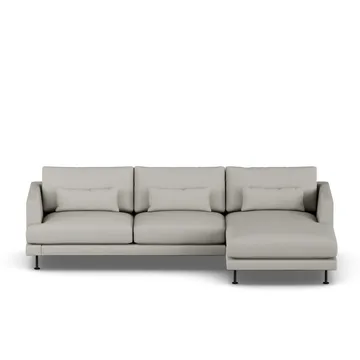 Bredhult sofa - Same Grey 6673-black steel, 2,5-seater C1 - 1898