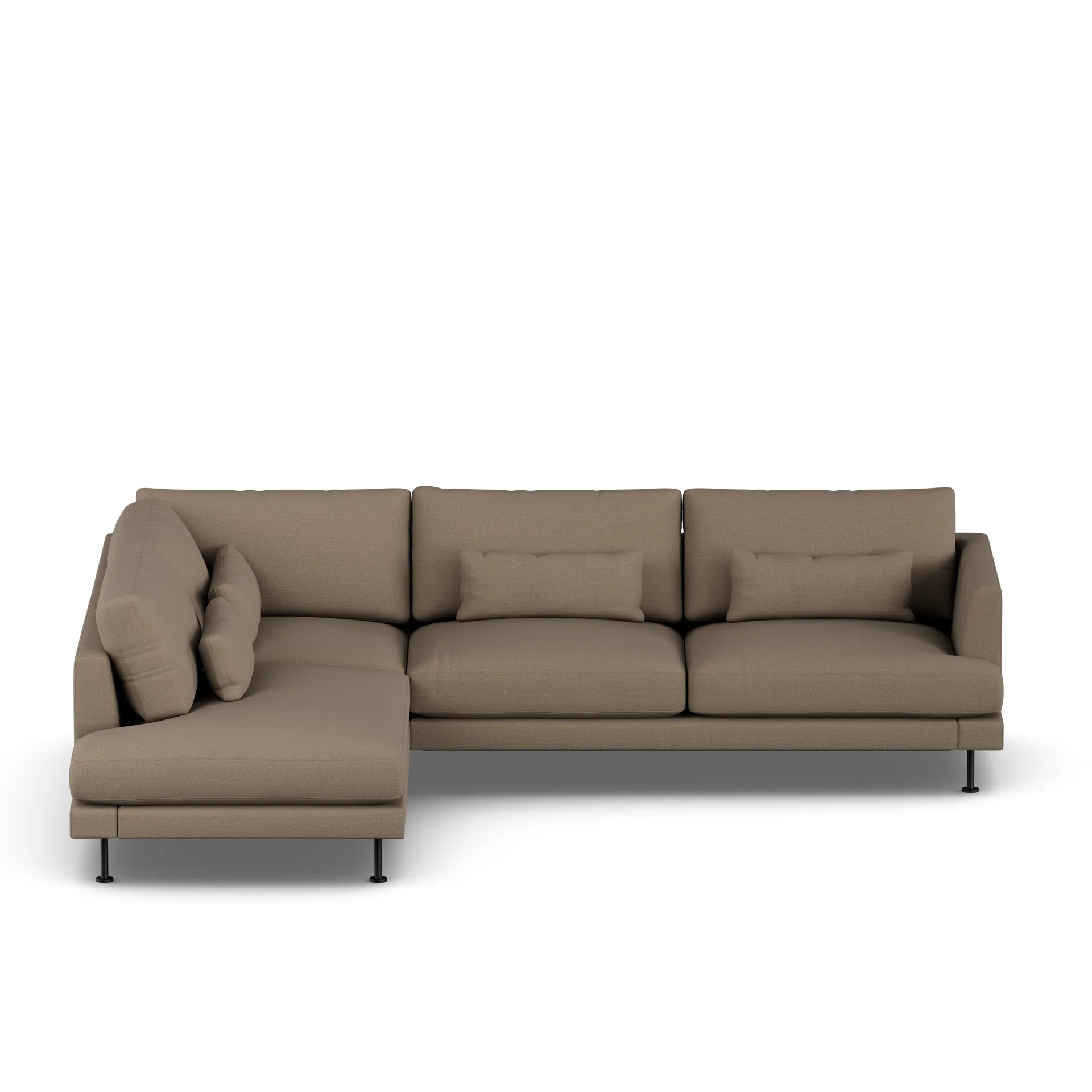 Bredhult sofa, Same Mole 6674-black steel, 3-seater A2 1898