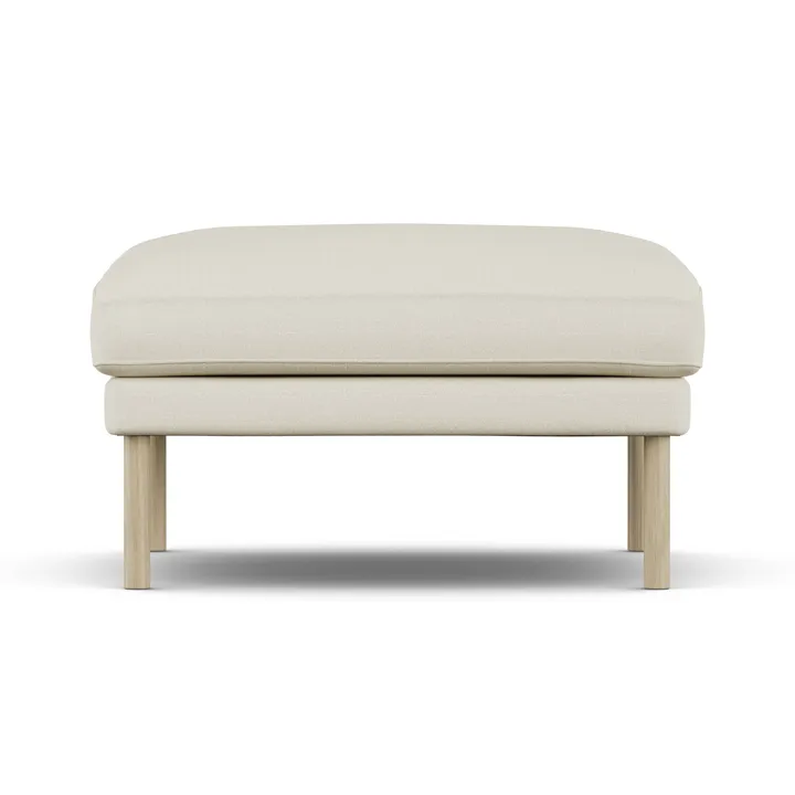 Linnevik footstool - Oslo Nature 1540-white-oiled oak, without skirt - 1898