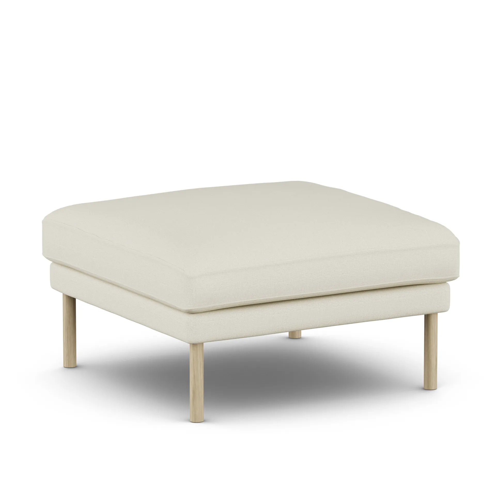 Linnevik footstool, Oslo Nature 1540-white-oiled oak 1898