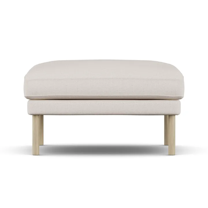 Linnevik footstool - Same Off White 6671-white-oiled oak, without skirt - 1898