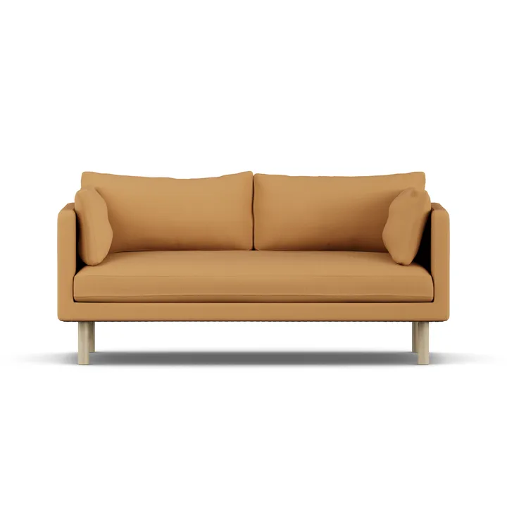 Linnevik sofa - Jump Honey 1959-white-oiled oak, 2-seater, without skirt - 1898