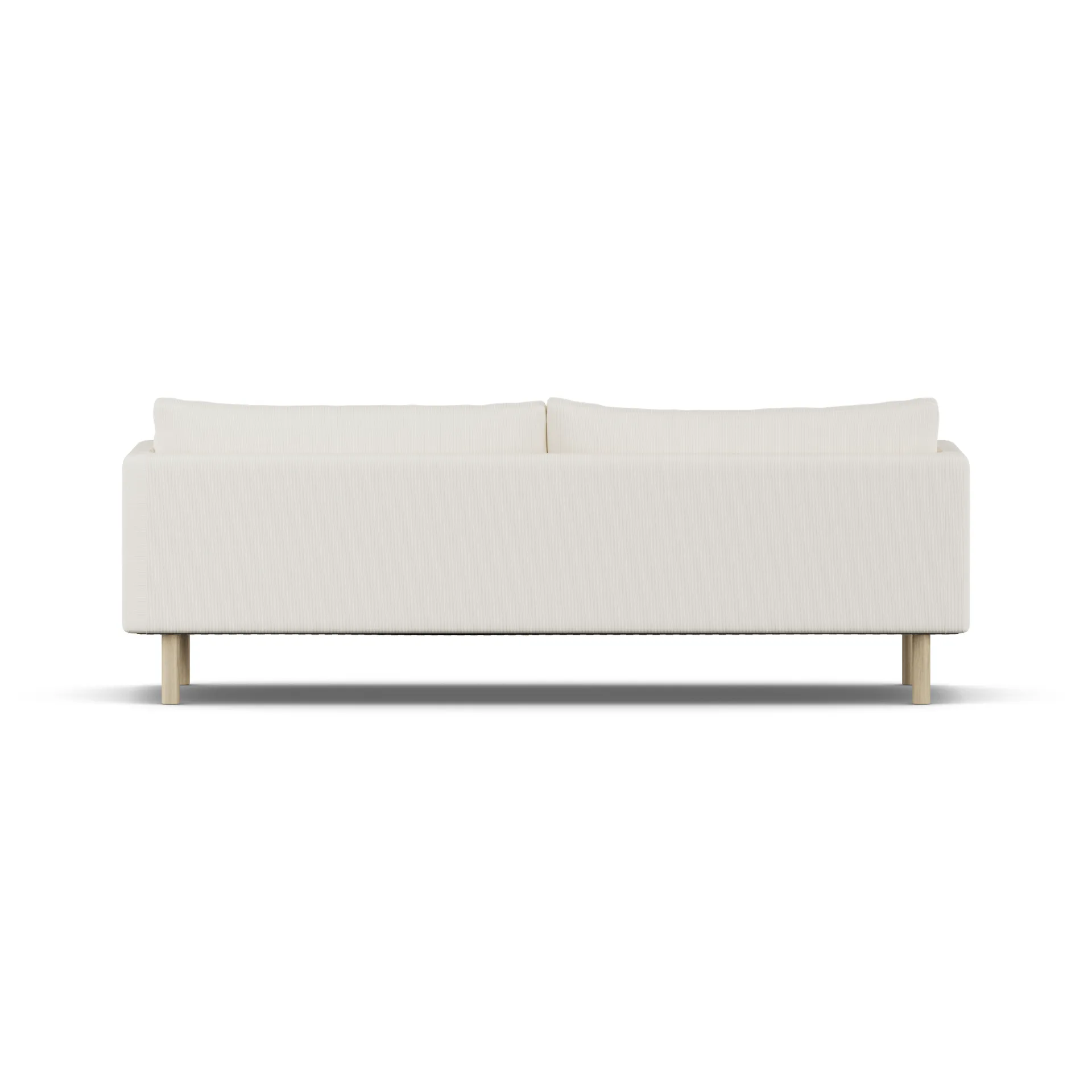 Linnevik sofa, Jump Off White 1954-white-oiled oak, 4-seater, without skirt 1898
