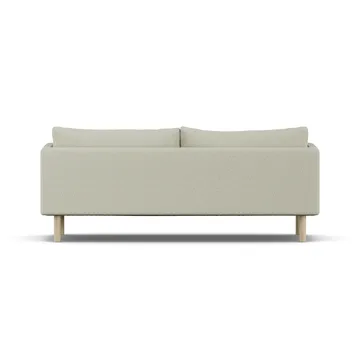Linnevik sofa - Luiza Beige 3981-white-oiled oak, 3-seater, without skirt - 1898