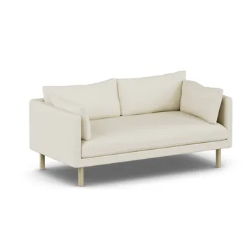 Linnevik sofa - Oslo Nature 1540-white-oiled oak, 2-seater, without skirt - 1898