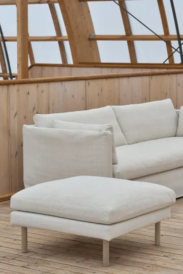 Linnevik sofa - Oslo Nature 1540-white-oiled oak, 4-seater, with skirt - 1898