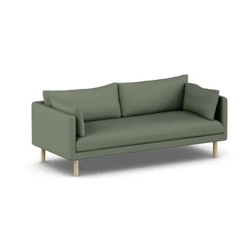 Linnevik sofa - Same Forest 6677-white-oiled oak, 3-seater, without skirt - 1898