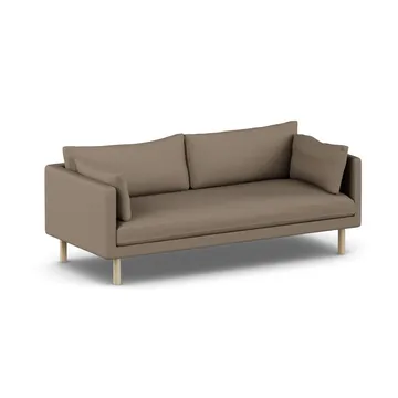 Linnevik sofa - Same Mole 6674-white-oiled oak, 3-seater, without skirt - 1898