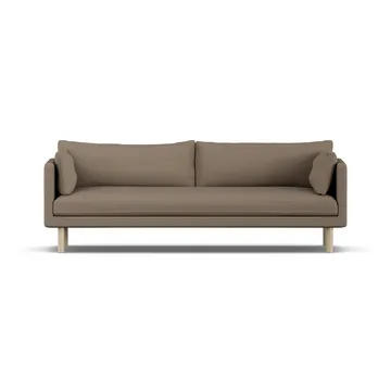 Linnevik sofa - Same Mole 6674-white-oiled oak, 4-seater, without skirt - 1898