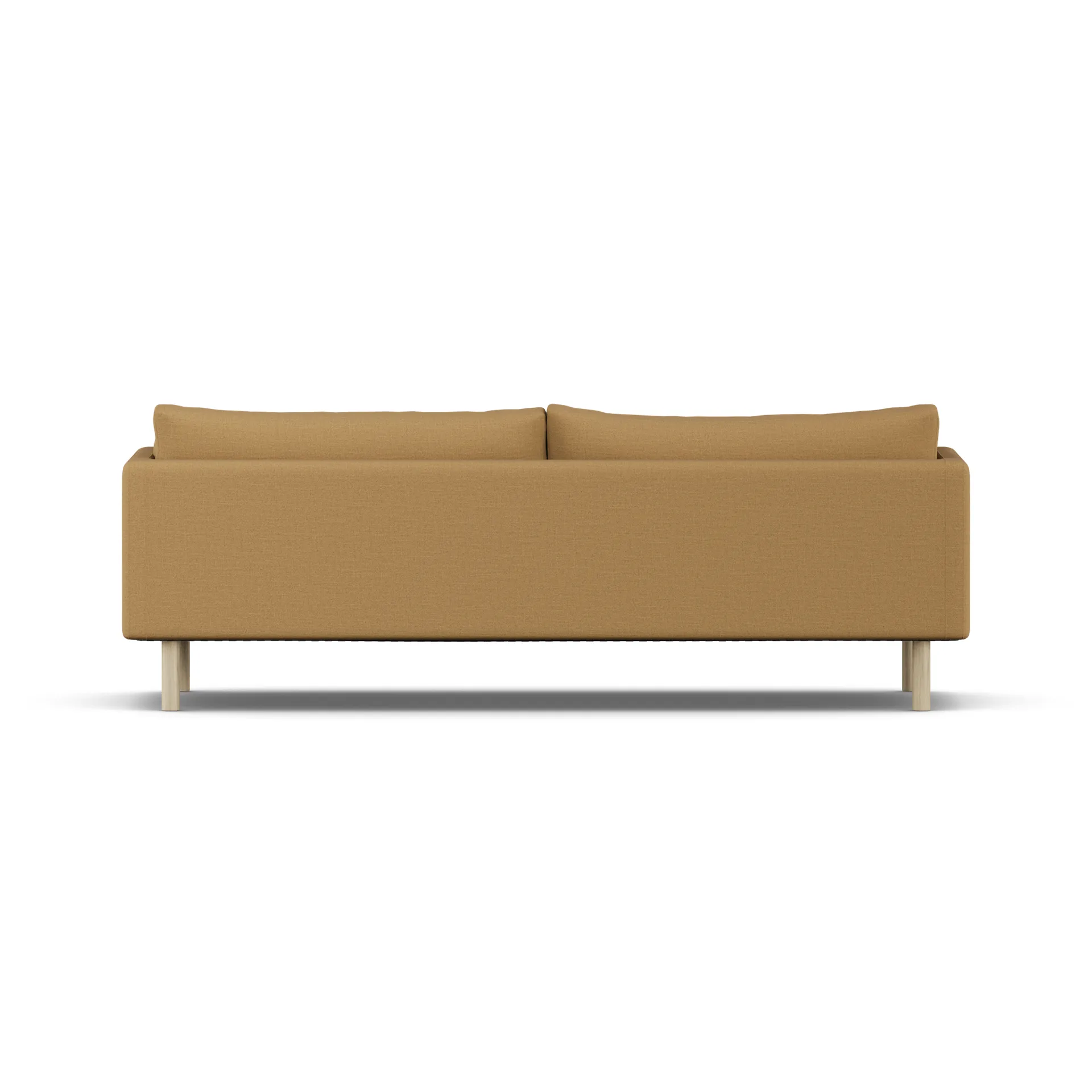 Linnevik sofa, Same Ochre 6676-white-oiled oak, 4-seater, without skirt 1898