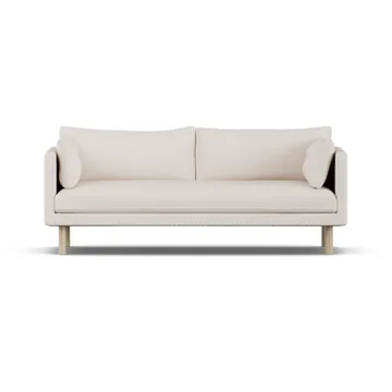 Linnevik sofa - Same Off White 6671-white-oiled oak, 3-seater, without skirt - 1898