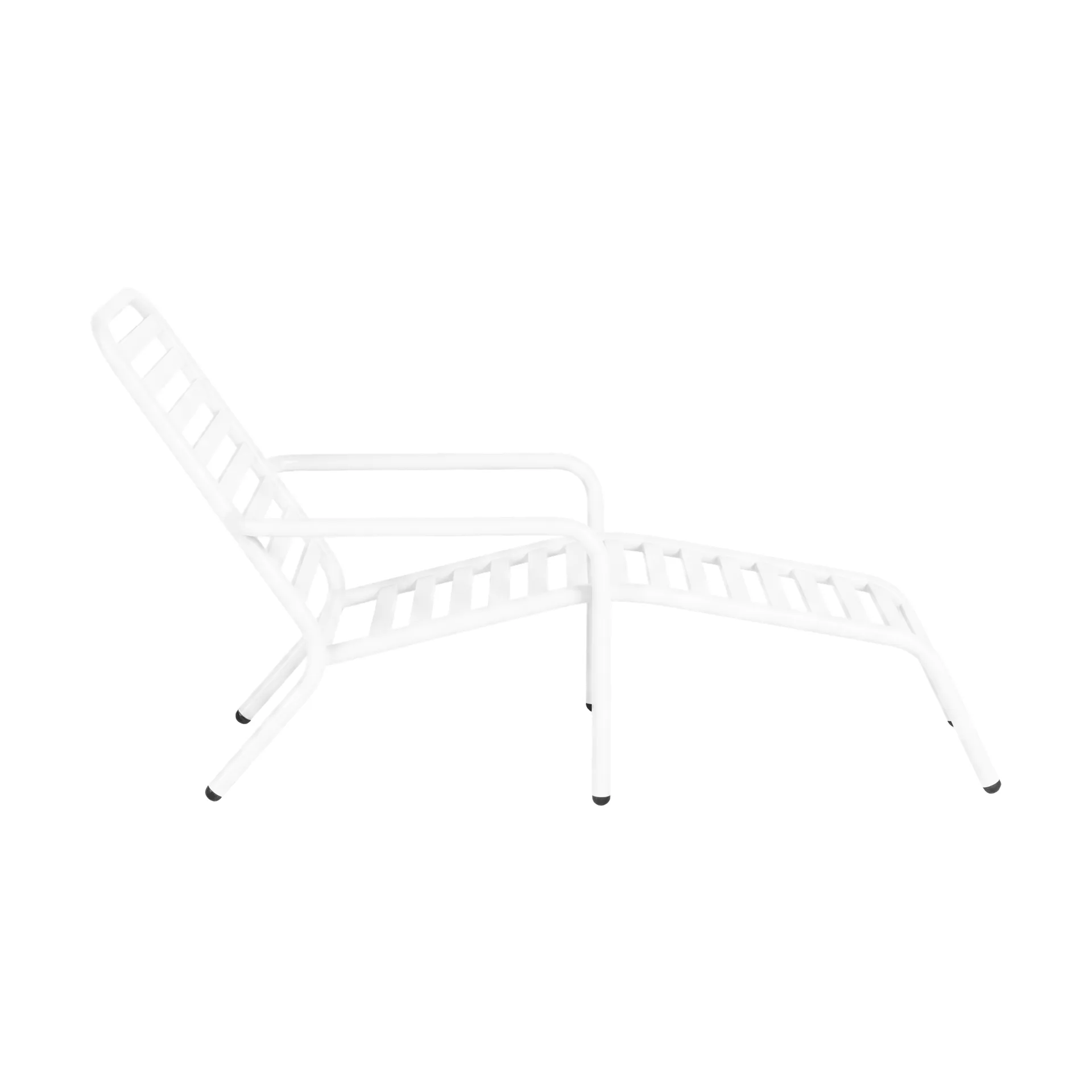 Messina sun lounger, Crystal white 1898