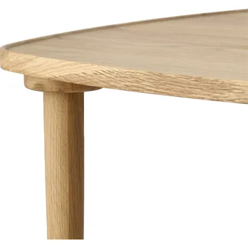 Nyhem coffee table 59x59x47 cm - Natural lacquered oak - 1898