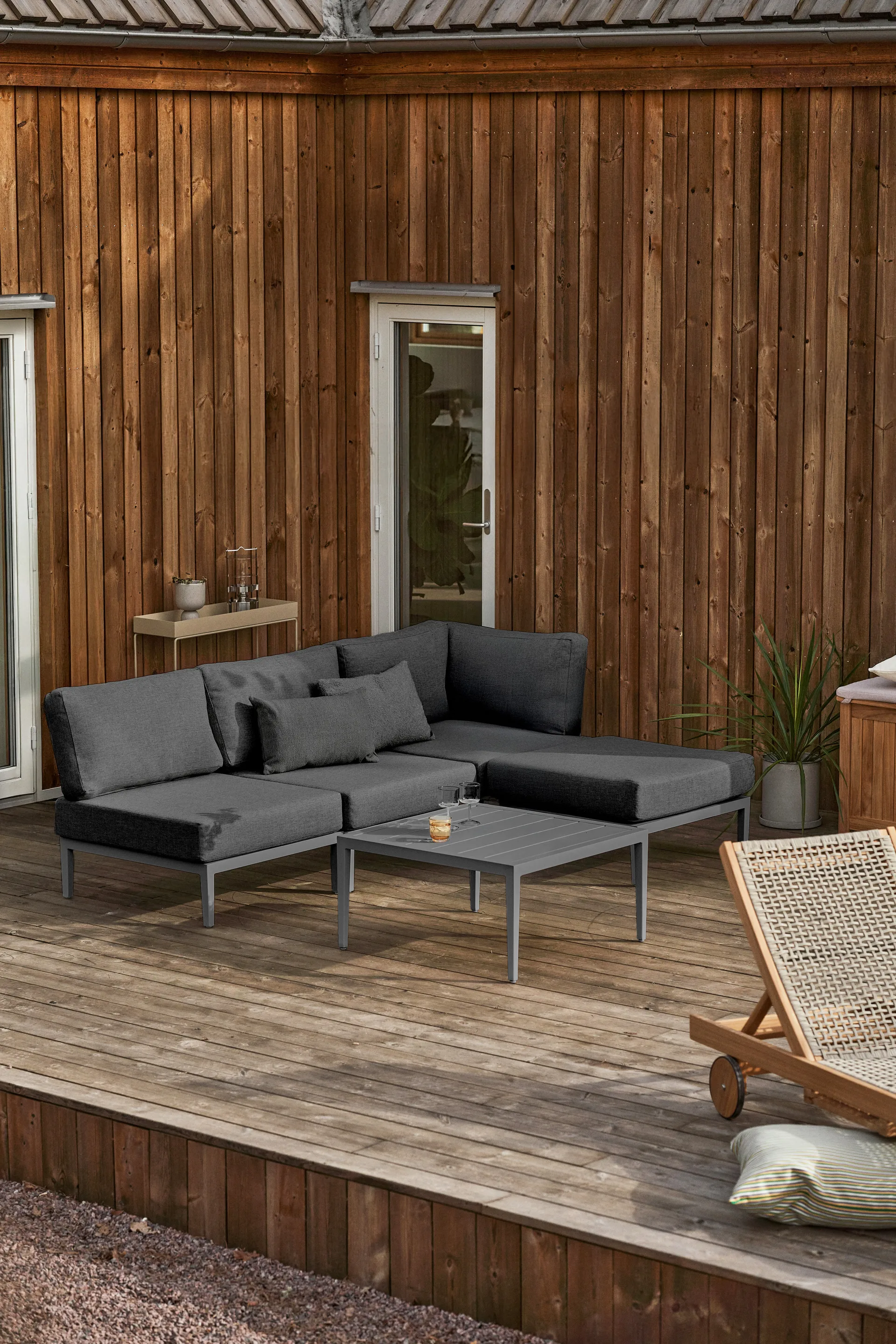 Santander modul sofa corner module, Grey 1898
