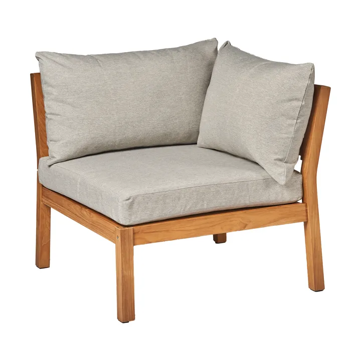 Stockaryd sofa module corner section teak/light grey - 1898
