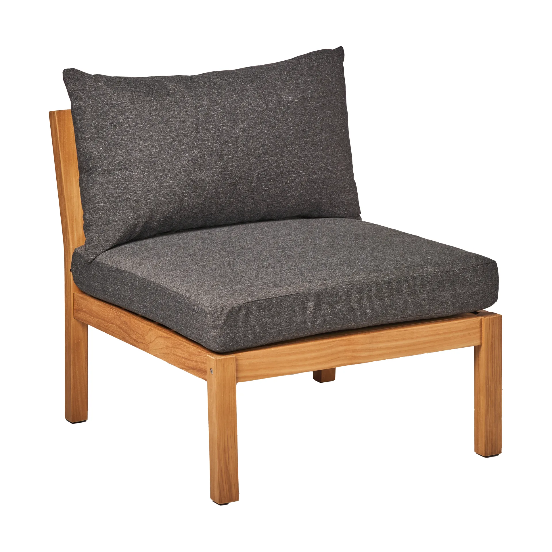 Stockaryd sofa module middle section teak/dark grey 1898