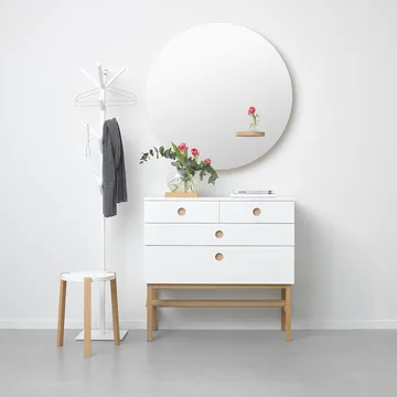 Keep dresser - White, white oiled oak legs - A2