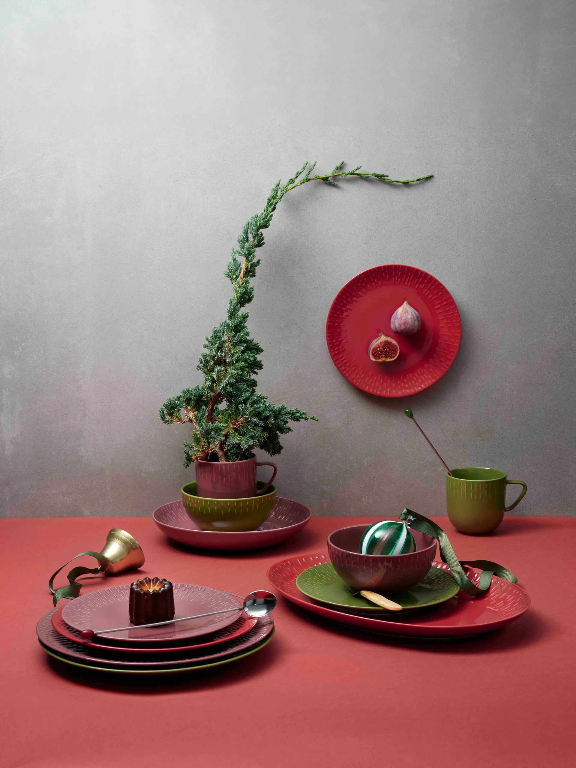 Confetti plate, Chili, Ø21 cm Aida