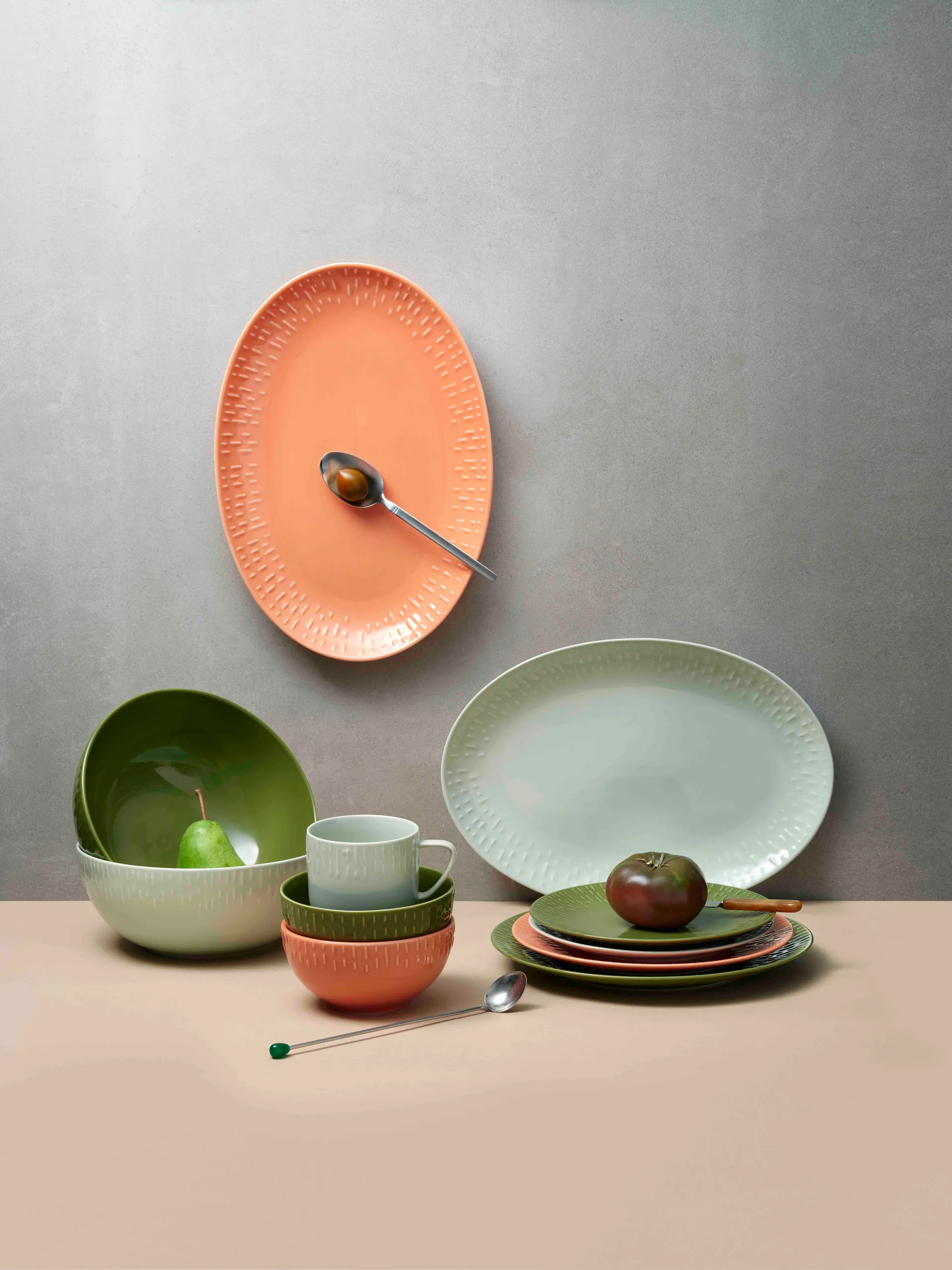 Confetti salad bowl, Olive, Ø23 cm Aida