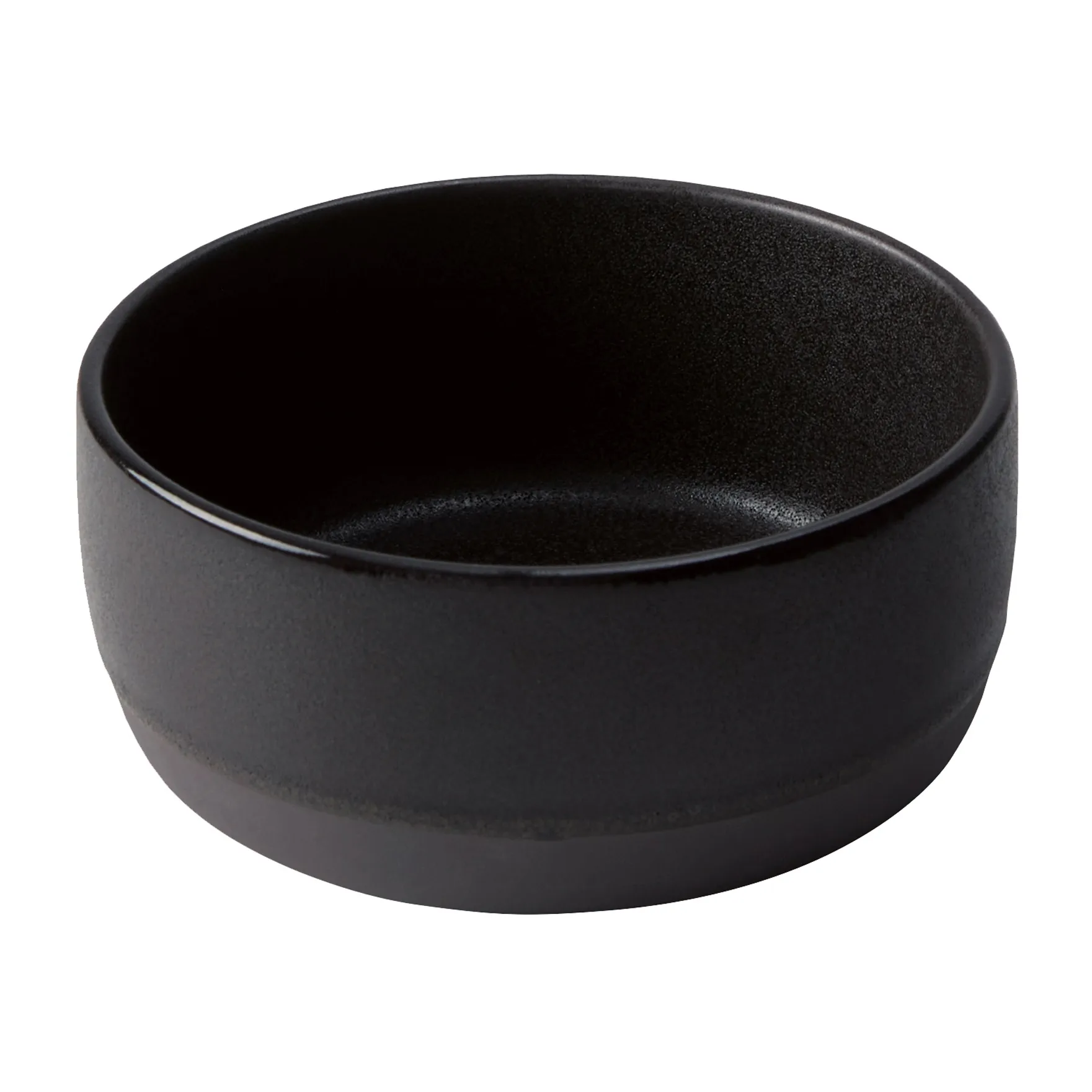 Raw bowl high Ø19.5 cm, Titanium black Aida