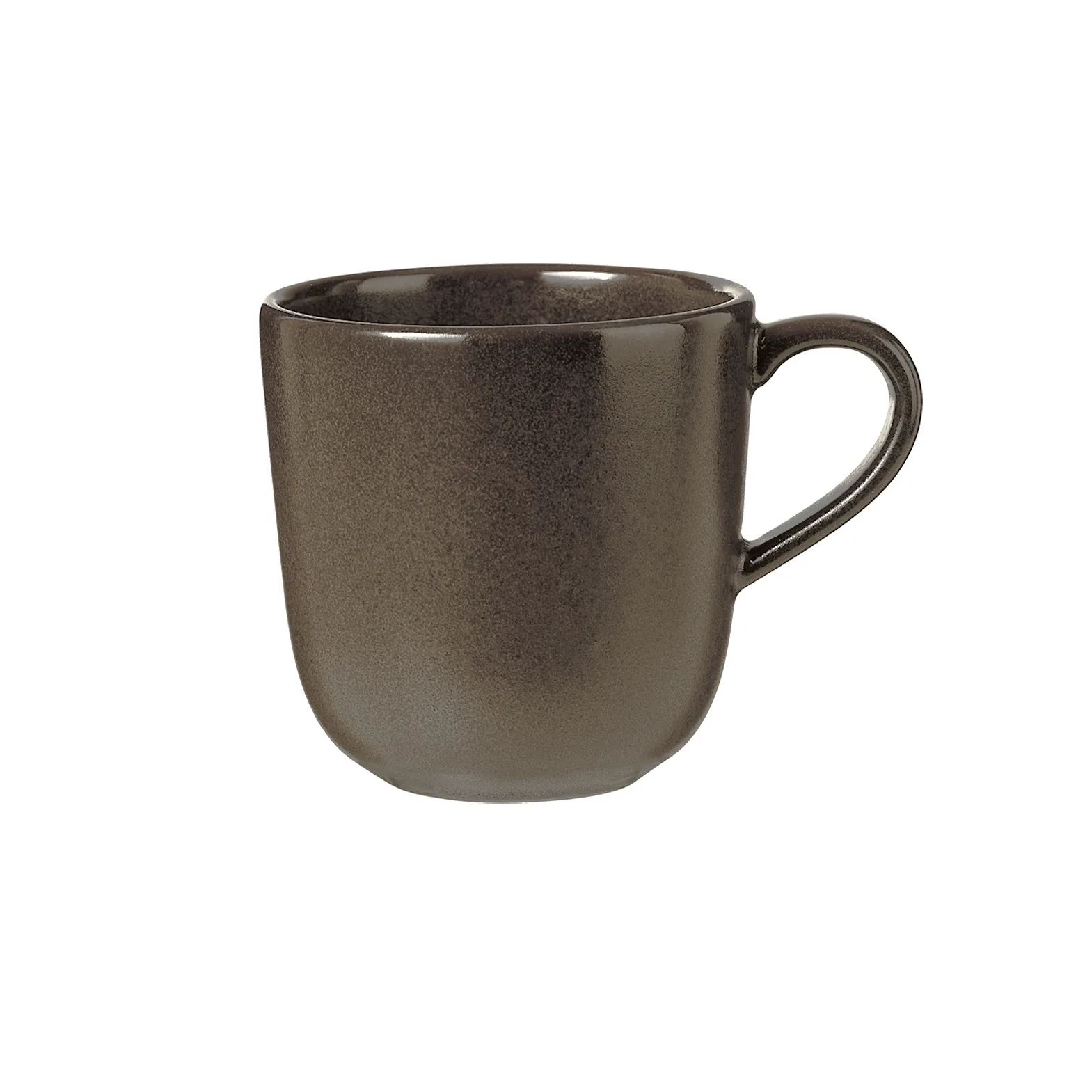 Raw mug with handle 20 cl, Metallic brown Aida