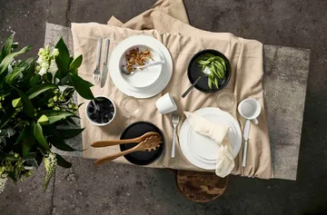 Raw plate Ø23 cm - Pure Porcelain - Aida