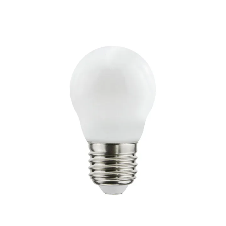 Airam Filament LED dim to warm-globe E27 light source - Opal, p45 e27, 5w - Airam