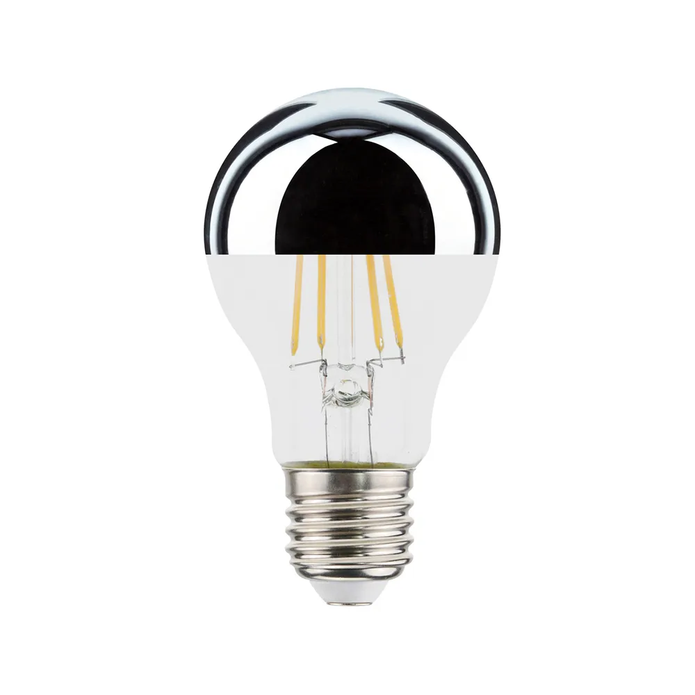 LED Top Mir light source E27, Transparent/silver, 2700K 680lme 7W Airam